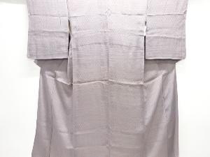 アンティーク　錦紗　花模様単衣着物